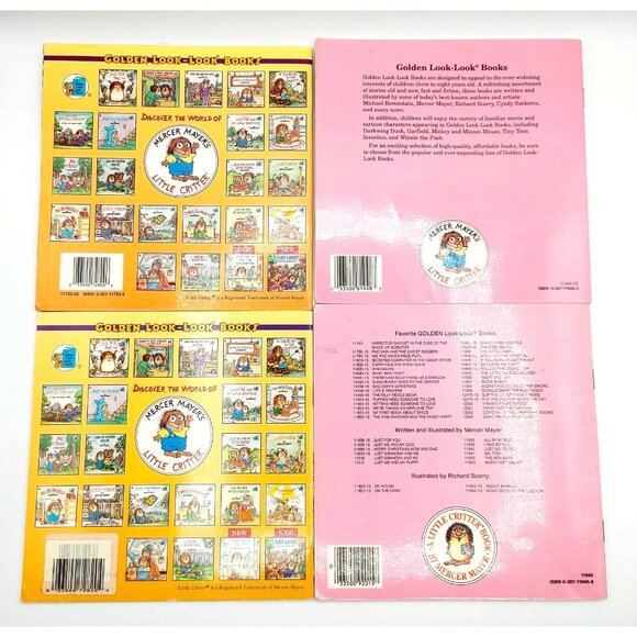 Lot of 4 Little Critter Mercer Mayer Books Picture When I Get Bigger Vintage - Picture 2 of 2